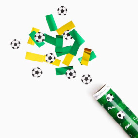 Canhão Confetis Futebol 50cm